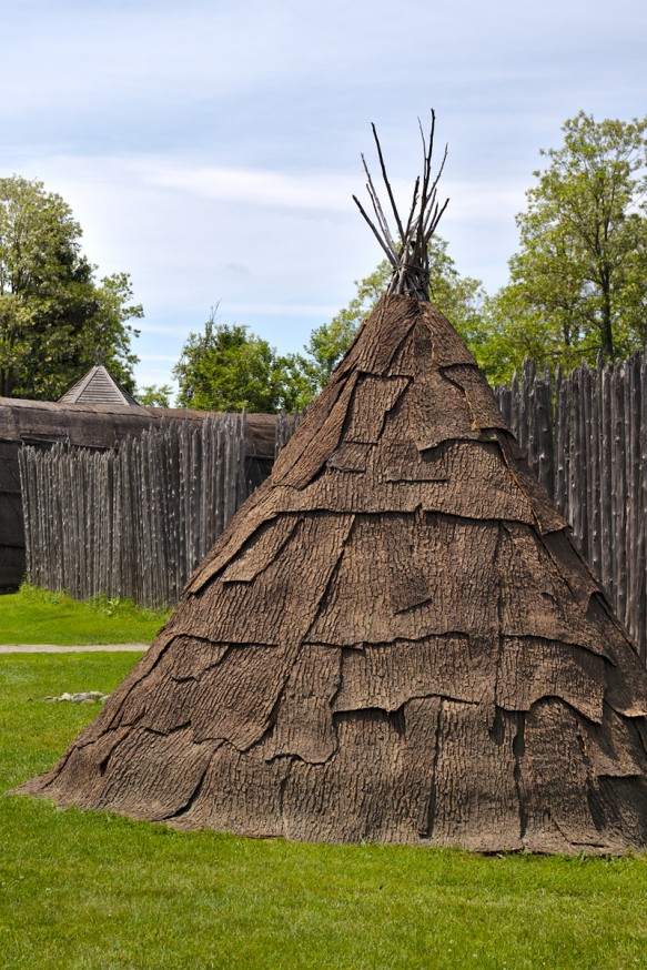 Hutte pour les visiteurs- Ste-Marie-among-the-hurons - Midland