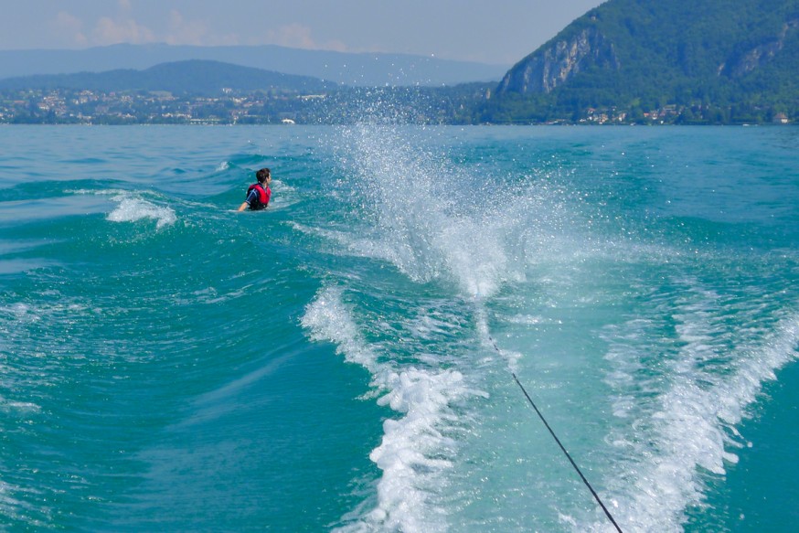 Lac d Annecy - Et plouf dans l'eau