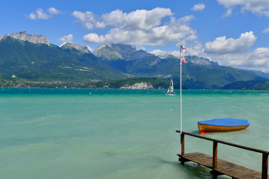 Lac d Annecy - Pontons prives