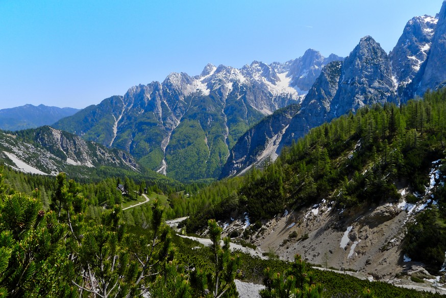 Vue du col de Vrsic - Slovenie