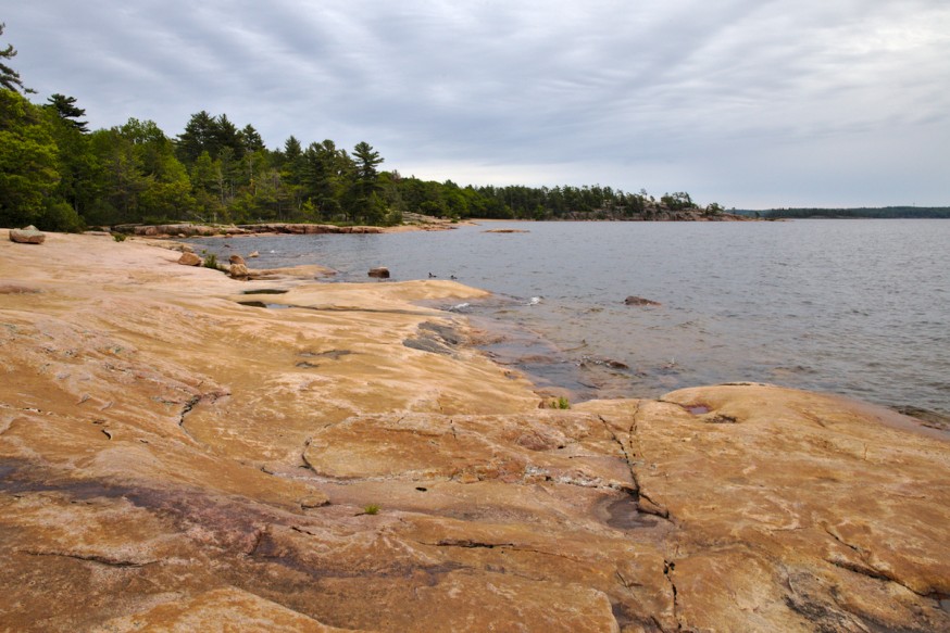 Rochers en bord de lac - Killbear Provincial Park