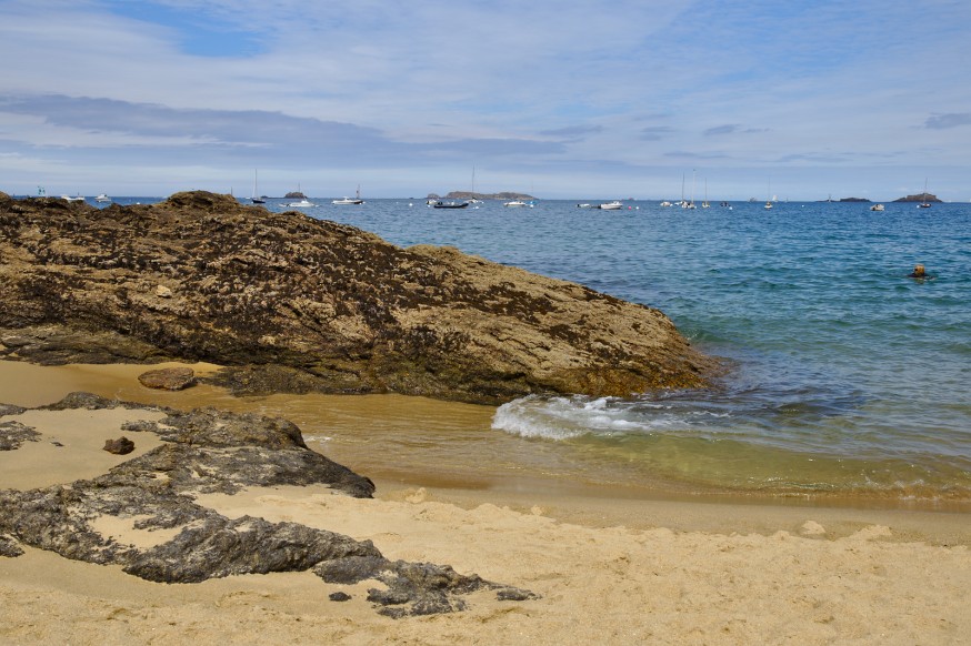 Sur la plage - Saint-Lunaire